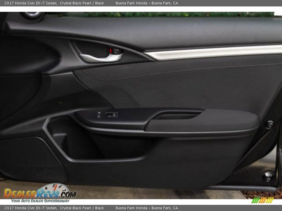 2017 Honda Civic EX-T Sedan Crystal Black Pearl / Black Photo #34