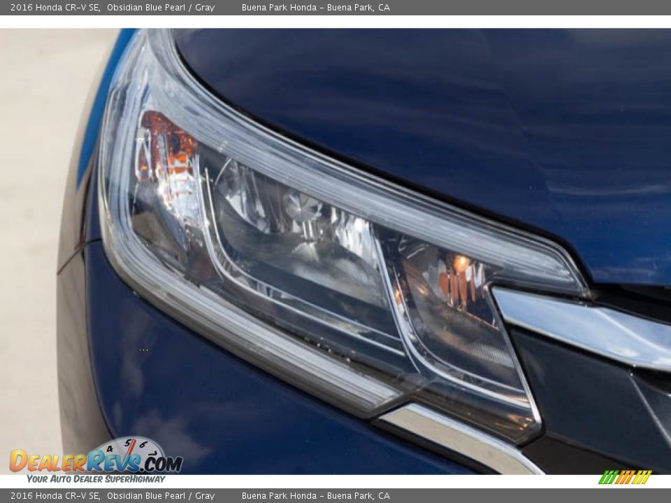 2016 Honda CR-V SE Obsidian Blue Pearl / Gray Photo #8