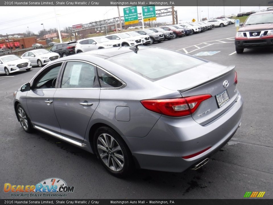 2016 Hyundai Sonata Limited Shale Gray Metallic / Gray Photo #8