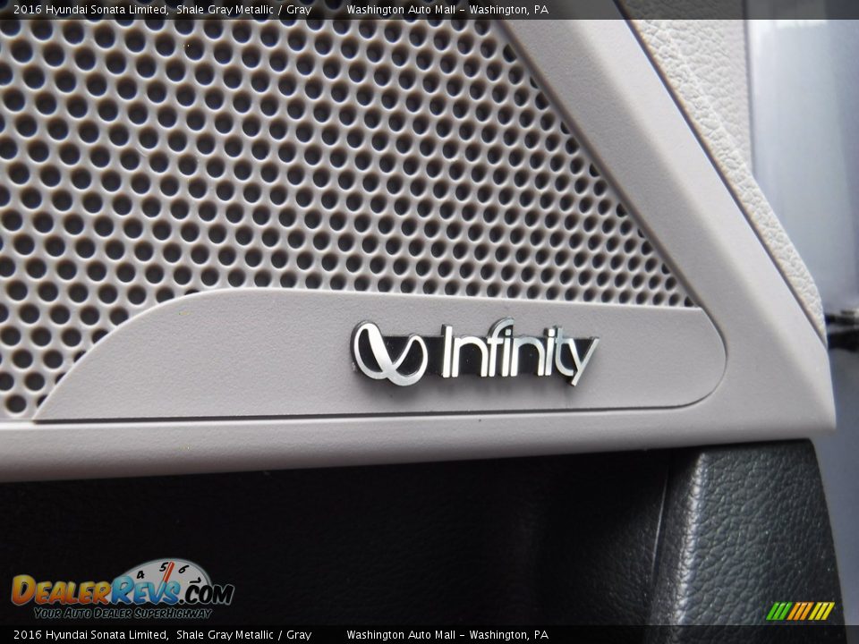 2016 Hyundai Sonata Limited Shale Gray Metallic / Gray Photo #14