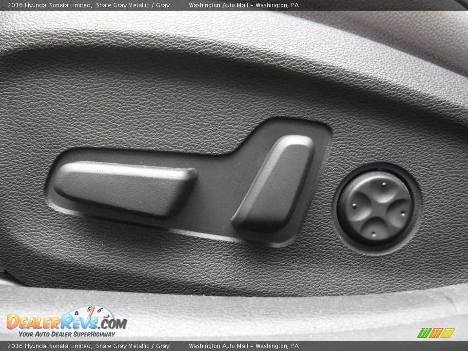 2016 Hyundai Sonata Limited Shale Gray Metallic / Gray Photo #18
