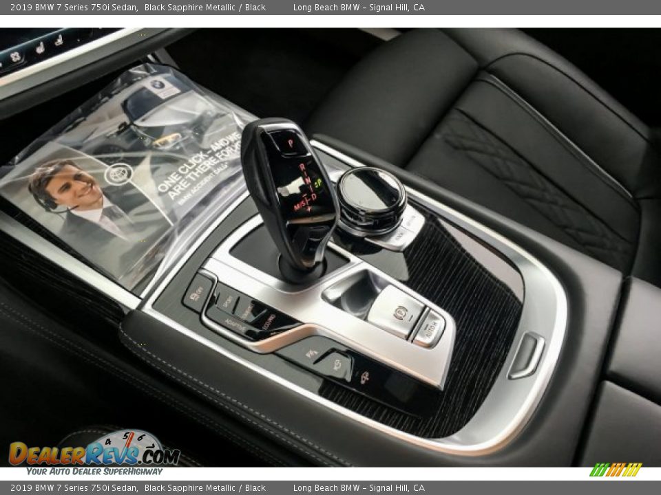 2019 BMW 7 Series 750i Sedan Black Sapphire Metallic / Black Photo #7