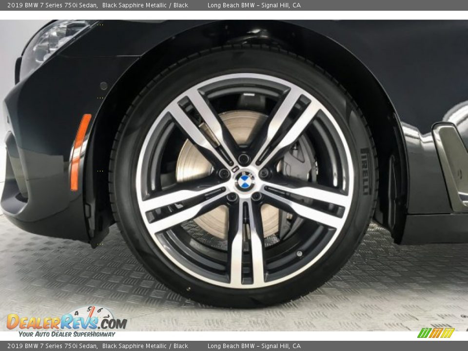 2019 BMW 7 Series 750i Sedan Black Sapphire Metallic / Black Photo #9
