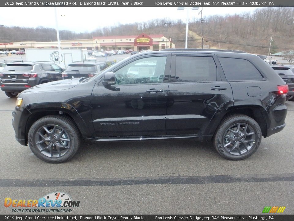 2019 Jeep Grand Cherokee Limited 4x4 Diamond Black Crystal Pearl / Black Photo #2