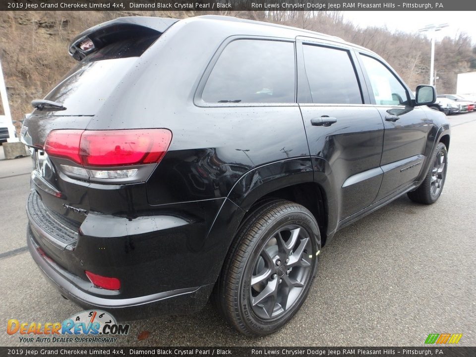 2019 Jeep Grand Cherokee Limited 4x4 Diamond Black Crystal Pearl / Black Photo #6