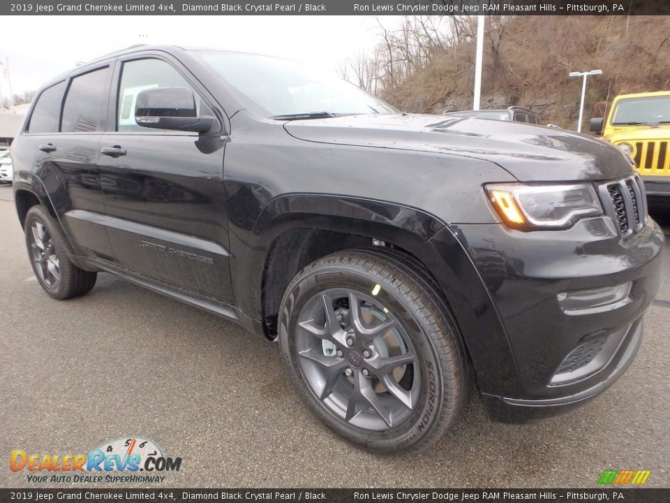 2019 Jeep Grand Cherokee Limited 4x4 Diamond Black Crystal Pearl / Black Photo #8