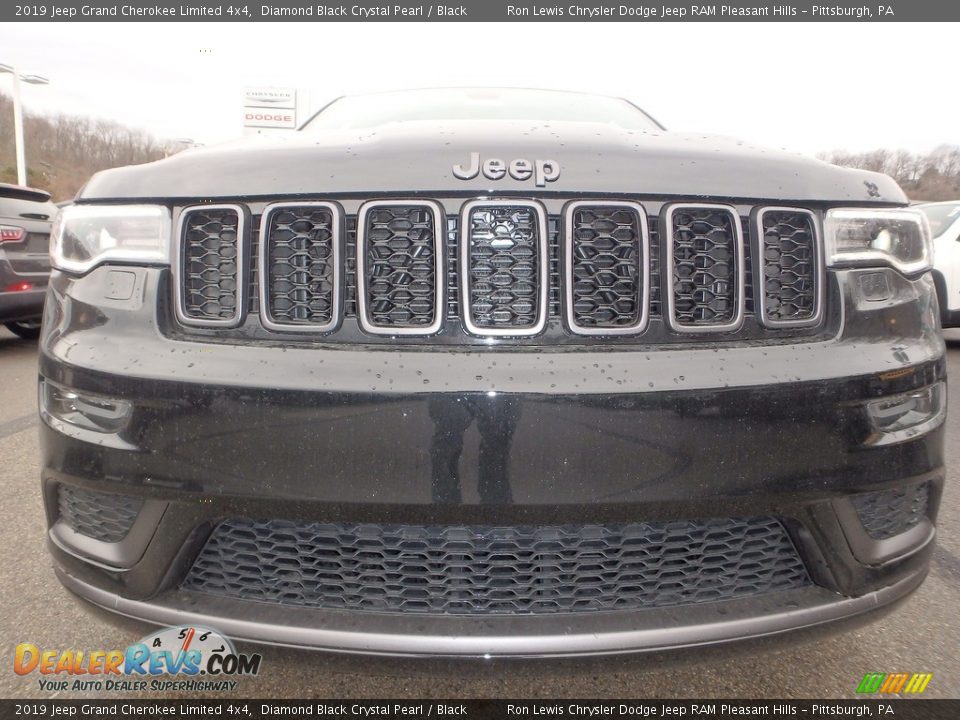 2019 Jeep Grand Cherokee Limited 4x4 Diamond Black Crystal Pearl / Black Photo #9