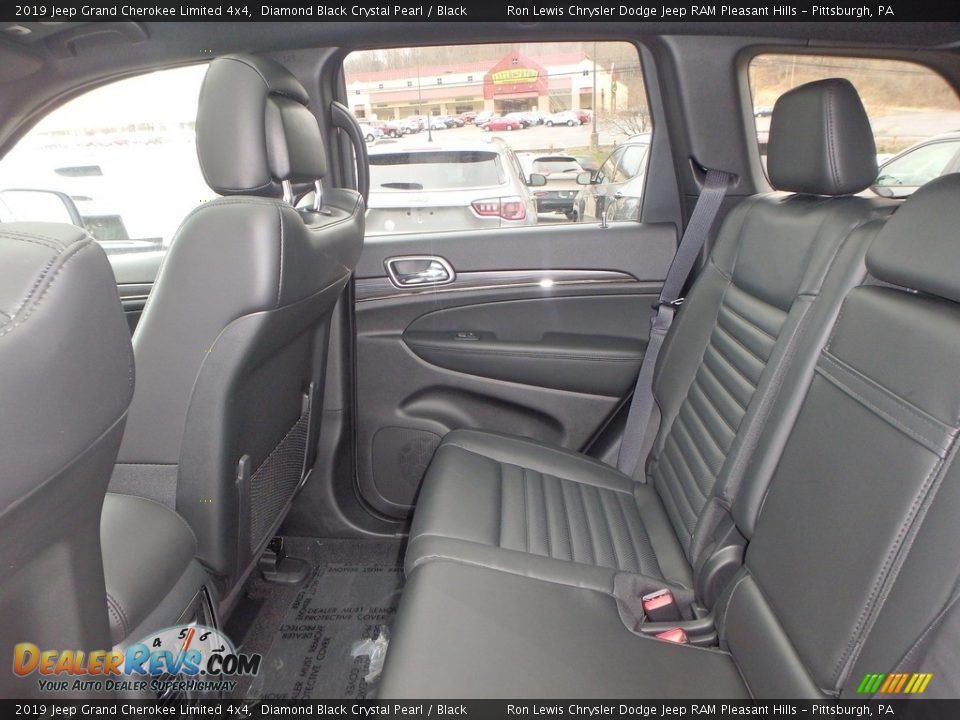 2019 Jeep Grand Cherokee Limited 4x4 Diamond Black Crystal Pearl / Black Photo #12