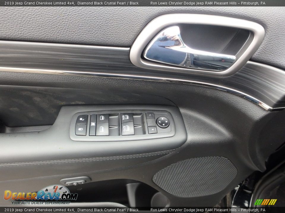 2019 Jeep Grand Cherokee Limited 4x4 Diamond Black Crystal Pearl / Black Photo #14