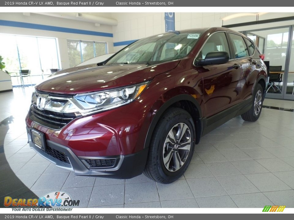 2019 Honda CR-V LX AWD Basque Red Pearl II / Gray Photo #1
