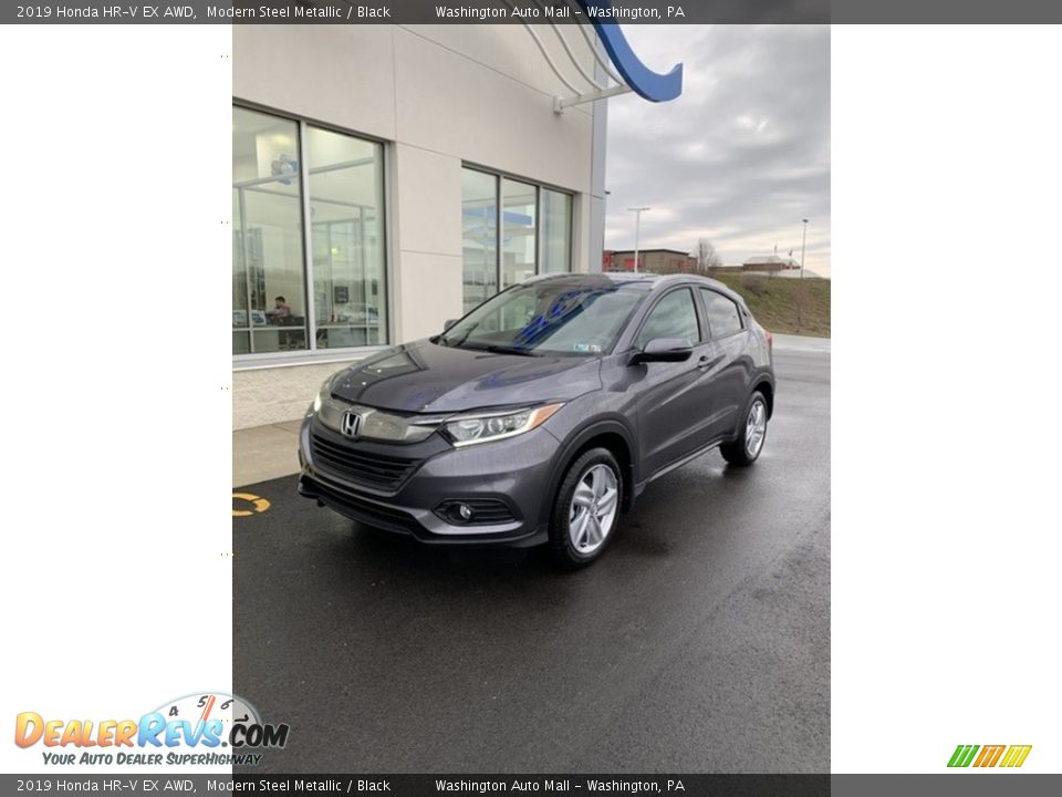2019 Honda HR-V EX AWD Modern Steel Metallic / Black Photo #2