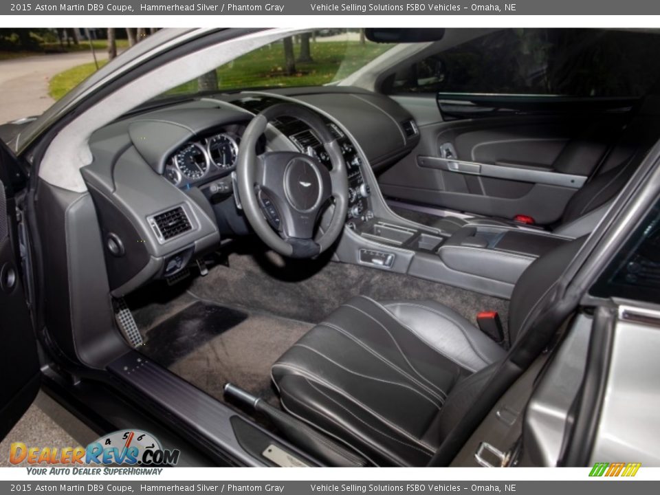 Phantom Gray Interior - 2015 Aston Martin DB9 Coupe Photo #3