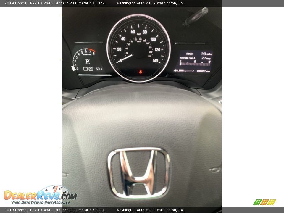 2019 Honda HR-V EX AWD Modern Steel Metallic / Black Photo #32