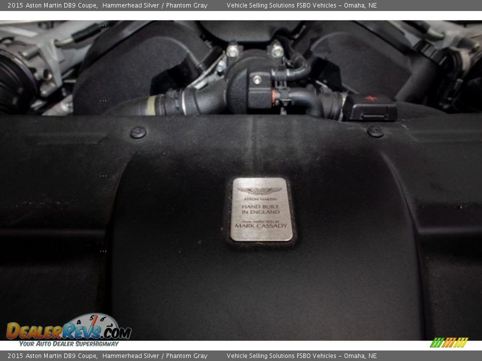 2015 Aston Martin DB9 Coupe 6.0 Liter DOHC 48-Valve V12 Engine Photo #13