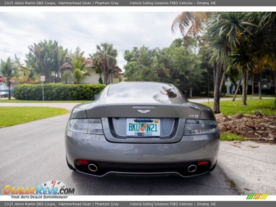 2015 Aston Martin DB9 Coupe Hammerhead Silver / Phantom Gray Photo #14