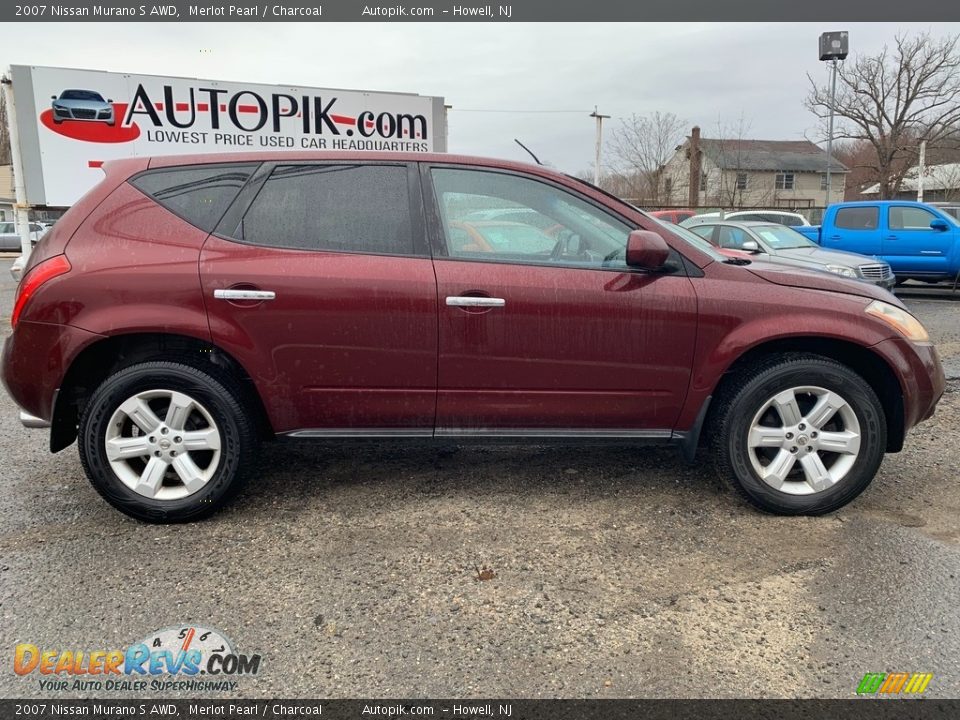 2007 Nissan Murano S AWD Merlot Pearl / Charcoal Photo #2