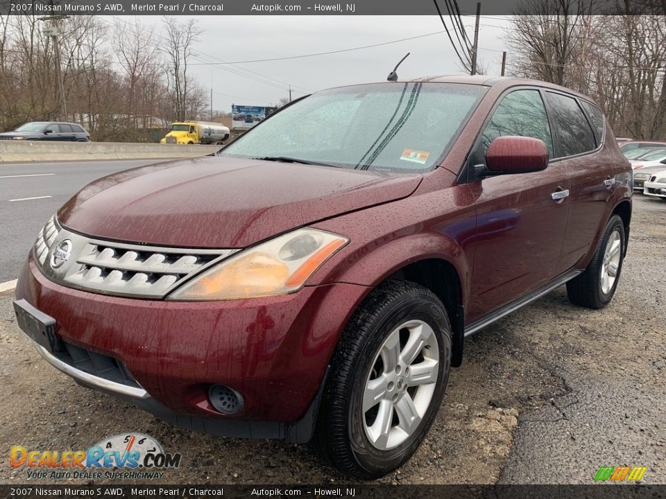 2007 Nissan Murano S AWD Merlot Pearl / Charcoal Photo #7