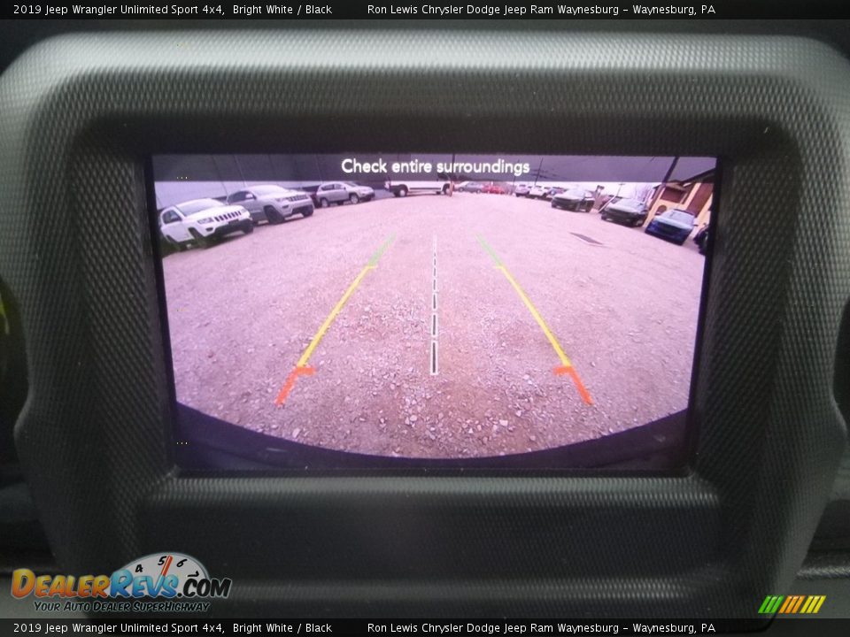 2019 Jeep Wrangler Unlimited Sport 4x4 Bright White / Black Photo #16