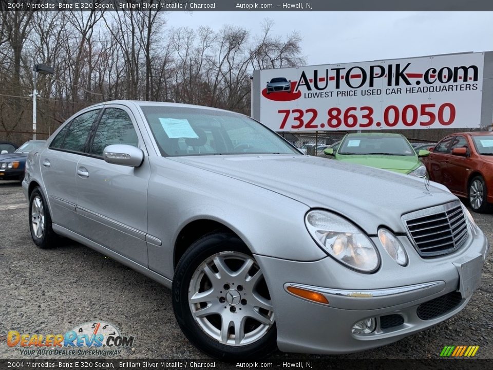 2004 Mercedes-Benz E 320 Sedan Brilliant Silver Metallic / Charcoal Photo #1