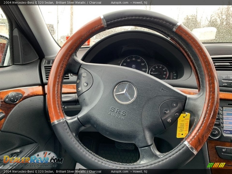 2004 Mercedes-Benz E 320 Sedan Brilliant Silver Metallic / Charcoal Photo #15