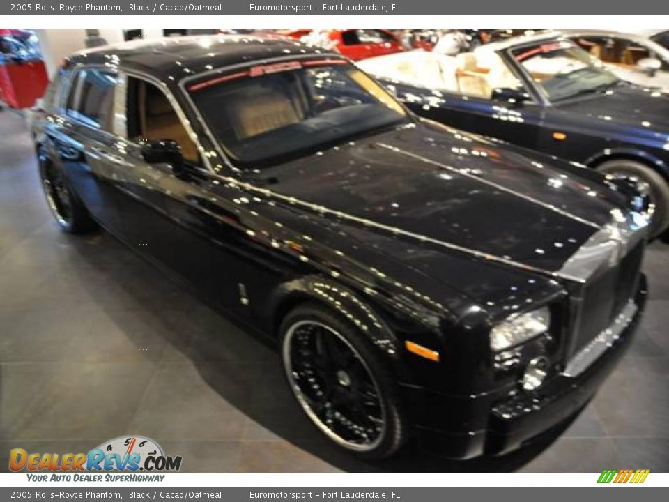 2005 Rolls-Royce Phantom Black / Cacao/Oatmeal Photo #1