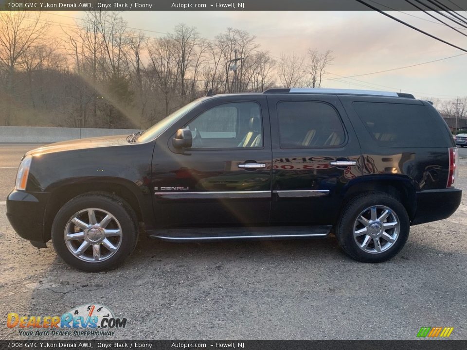2008 GMC Yukon Denali AWD Onyx Black / Ebony Photo #5