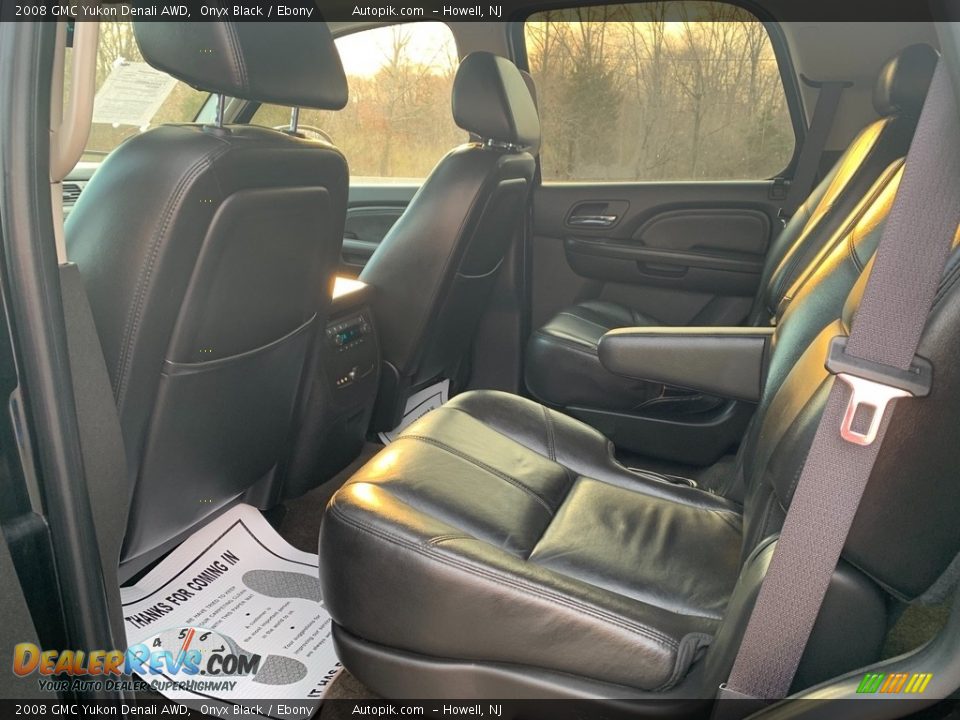 2008 GMC Yukon Denali AWD Onyx Black / Ebony Photo #9