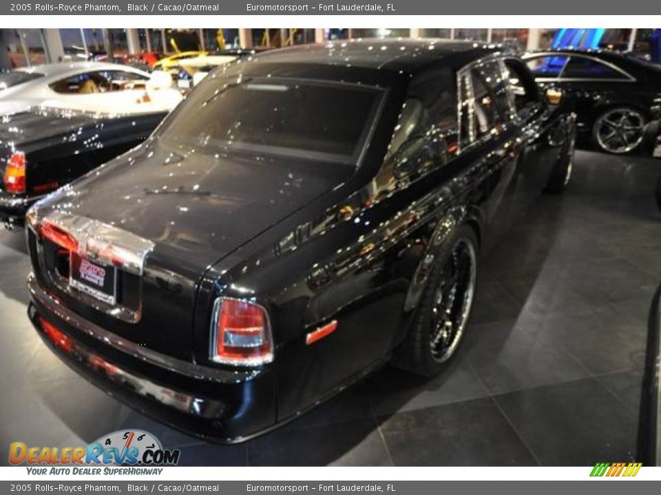 2005 Rolls-Royce Phantom Black / Cacao/Oatmeal Photo #4