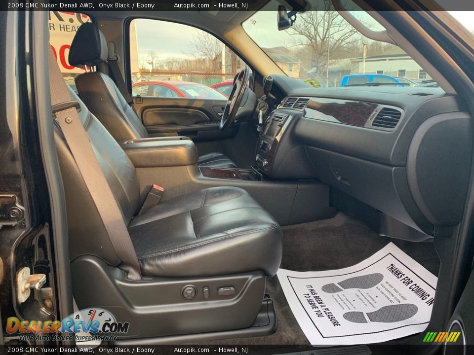 2008 GMC Yukon Denali AWD Onyx Black / Ebony Photo #10