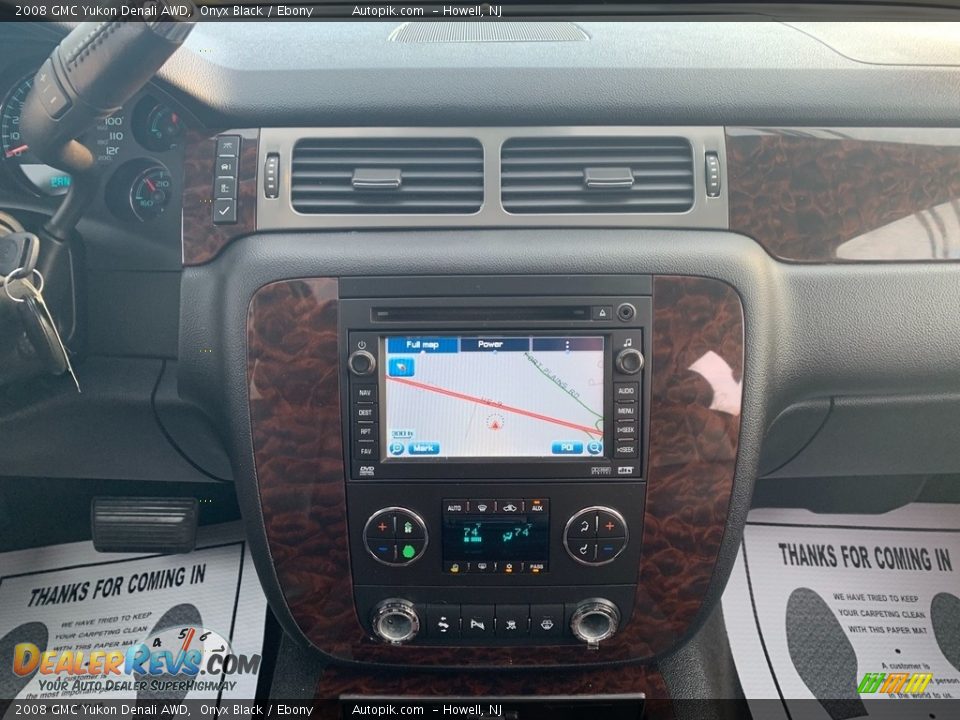 2008 GMC Yukon Denali AWD Onyx Black / Ebony Photo #11