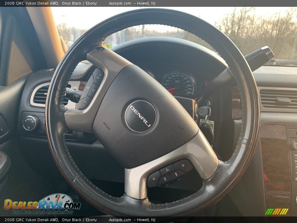 2008 GMC Yukon Denali AWD Onyx Black / Ebony Photo #12