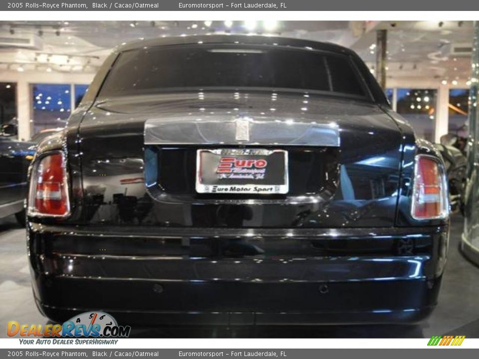 2005 Rolls-Royce Phantom Black / Cacao/Oatmeal Photo #5
