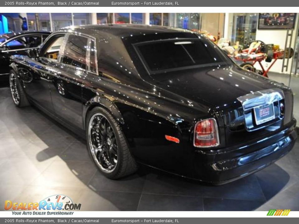 2005 Rolls-Royce Phantom Black / Cacao/Oatmeal Photo #6