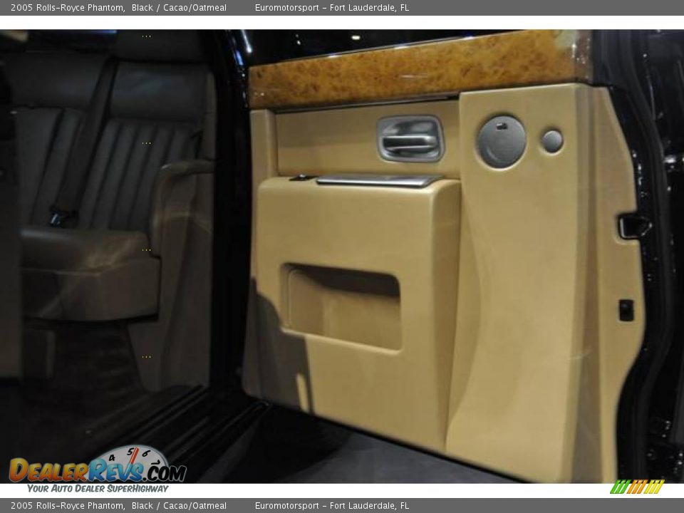 2005 Rolls-Royce Phantom Black / Cacao/Oatmeal Photo #8