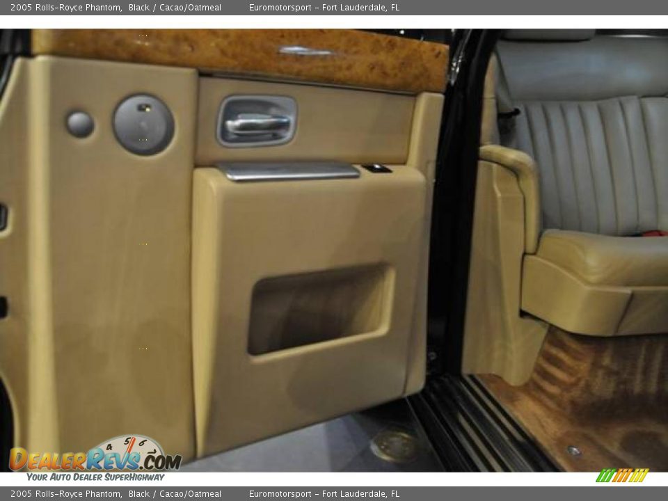 2005 Rolls-Royce Phantom Black / Cacao/Oatmeal Photo #10