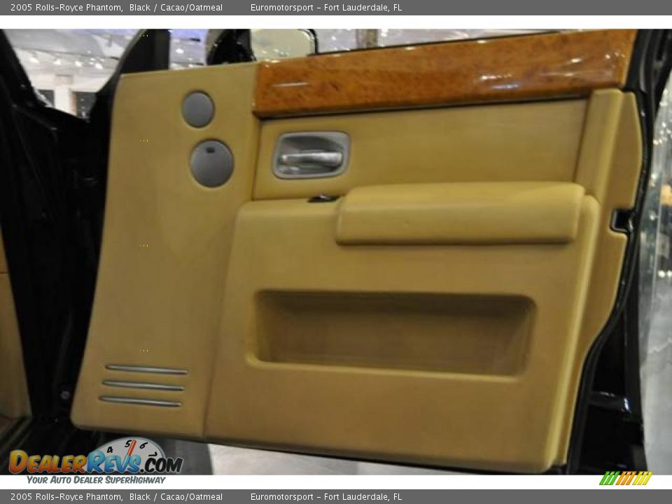 2005 Rolls-Royce Phantom Black / Cacao/Oatmeal Photo #11