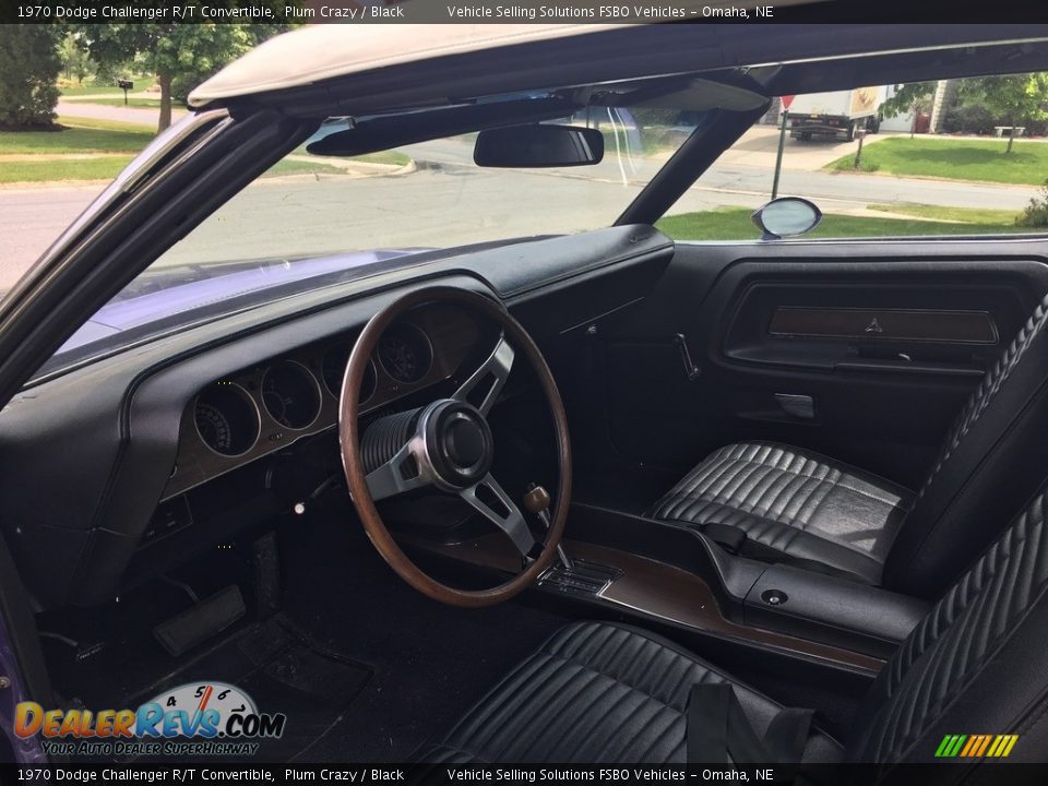1970 Dodge Challenger R/T Convertible Plum Crazy / Black Photo #2