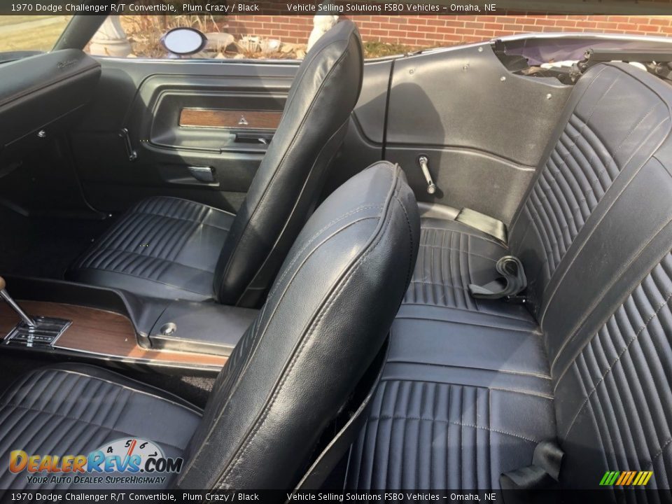 Rear Seat of 1970 Dodge Challenger R/T Convertible Photo #5