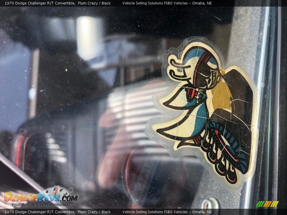 1970 Dodge Challenger R/T Convertible Plum Crazy / Black Photo #6