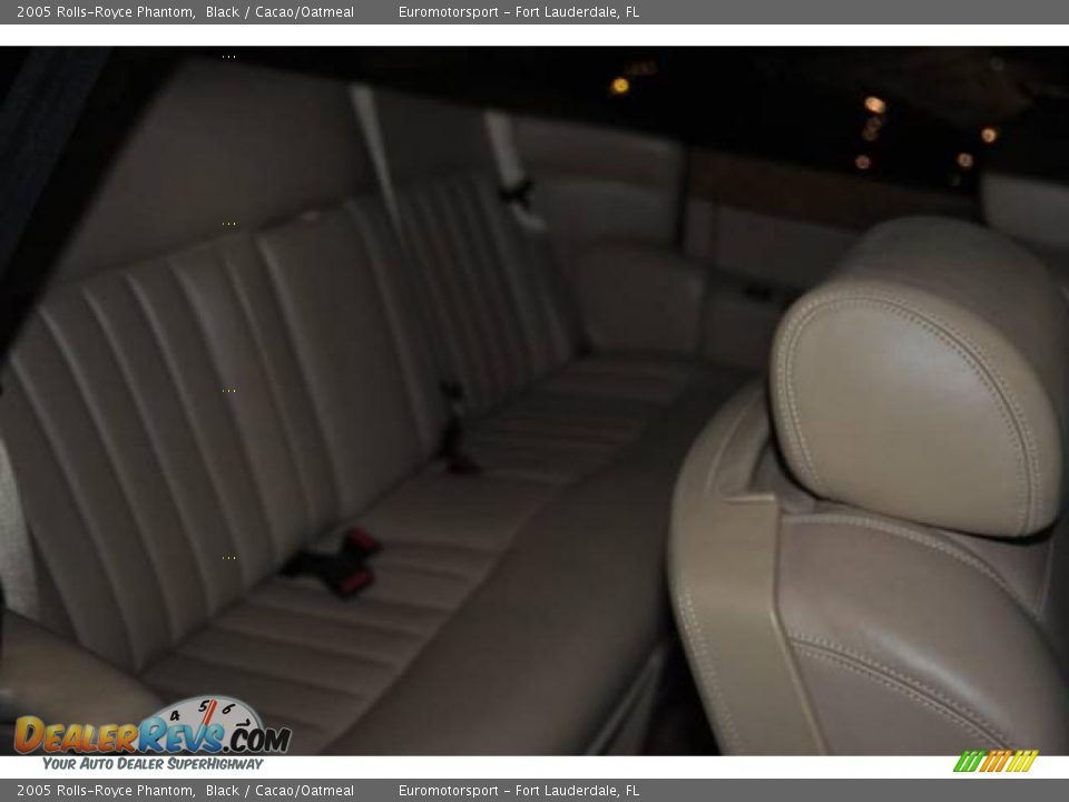 2005 Rolls-Royce Phantom Black / Cacao/Oatmeal Photo #13