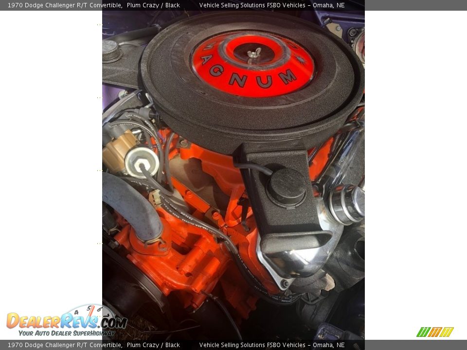 1970 Dodge Challenger R/T Convertible 440 OHV 16-Valve V8 Engine Photo #8