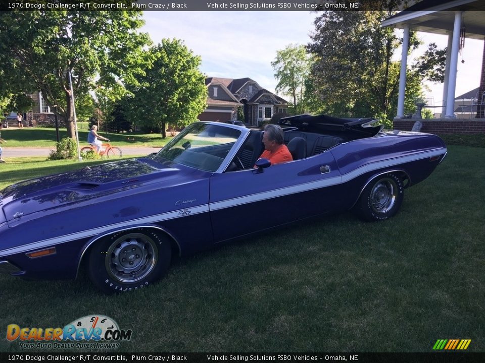 1970 Dodge Challenger R/T Convertible Plum Crazy / Black Photo #9