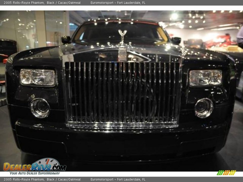 2005 Rolls-Royce Phantom Black / Cacao/Oatmeal Photo #14