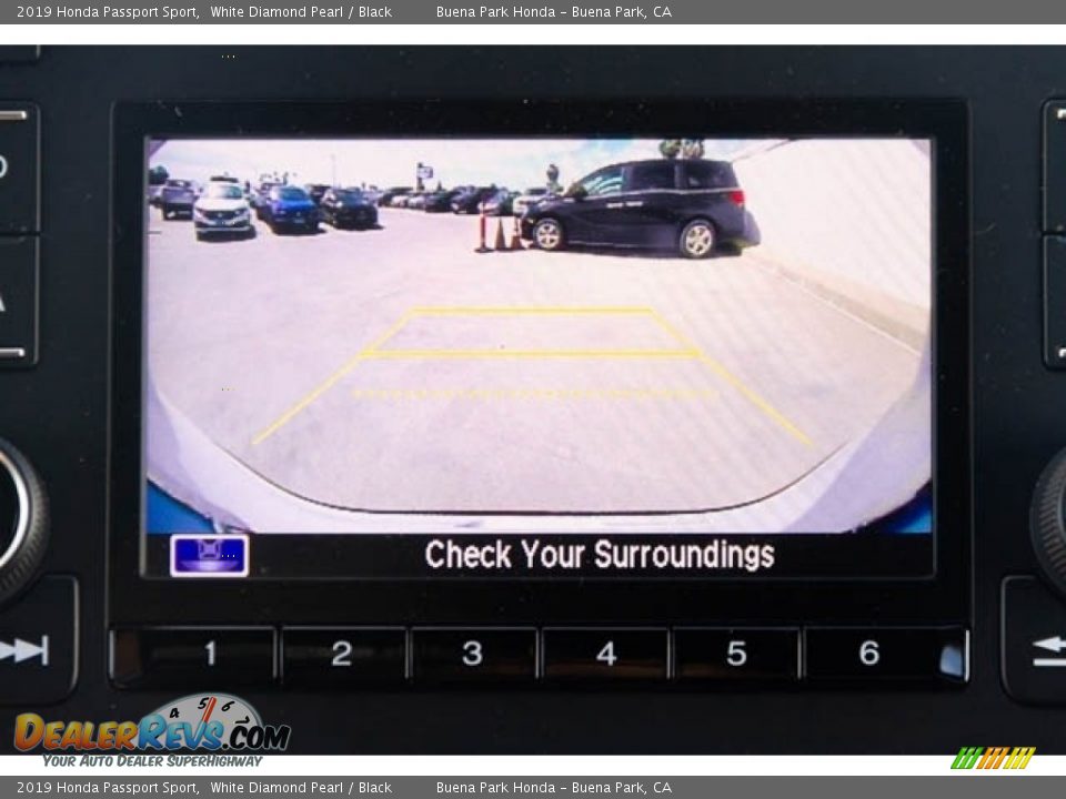 2019 Honda Passport Sport White Diamond Pearl / Black Photo #14