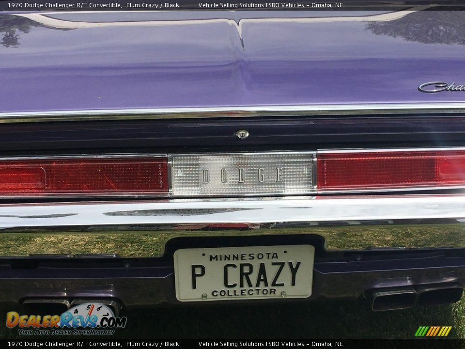 1970 Dodge Challenger R/T Convertible Plum Crazy / Black Photo #16