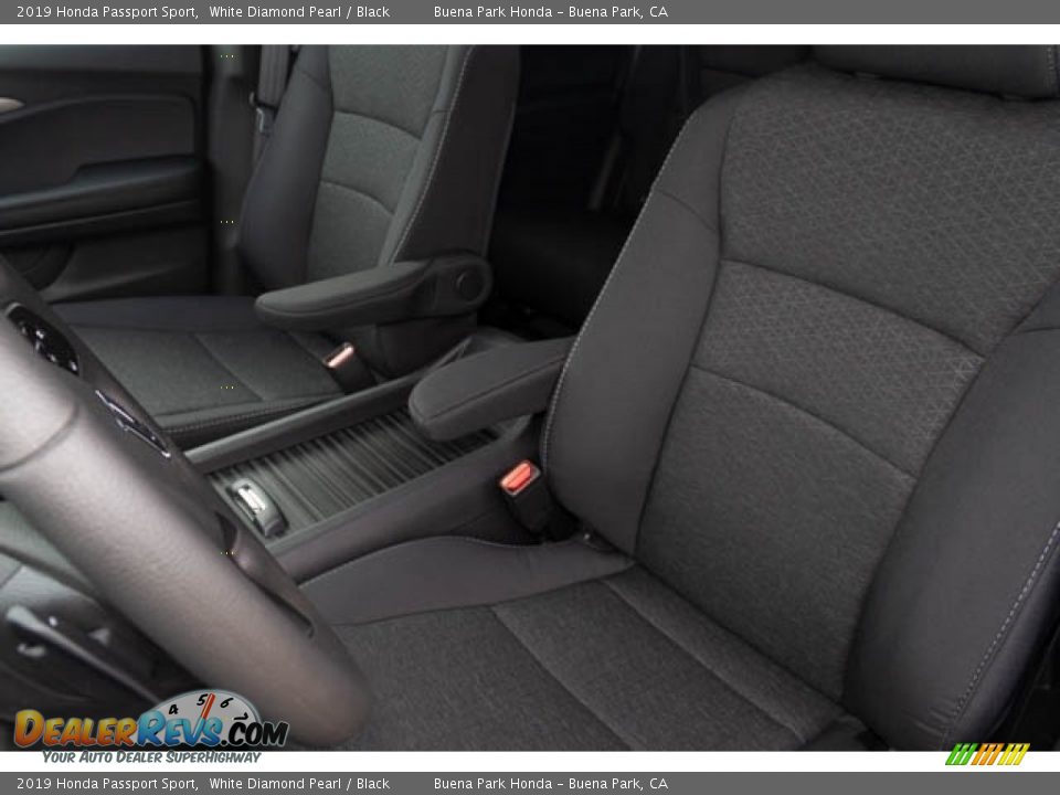 2019 Honda Passport Sport White Diamond Pearl / Black Photo #23