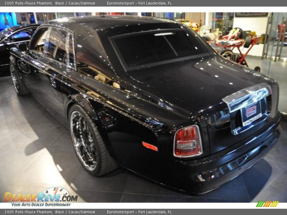 2005 Rolls-Royce Phantom Black / Cacao/Oatmeal Photo #17
