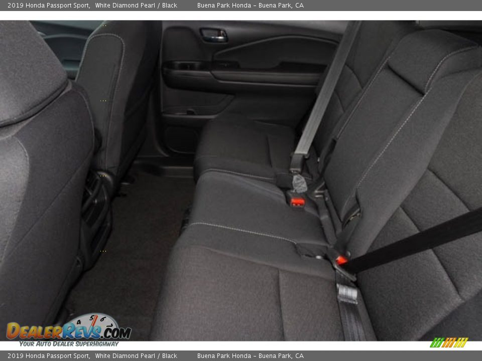 2019 Honda Passport Sport White Diamond Pearl / Black Photo #25