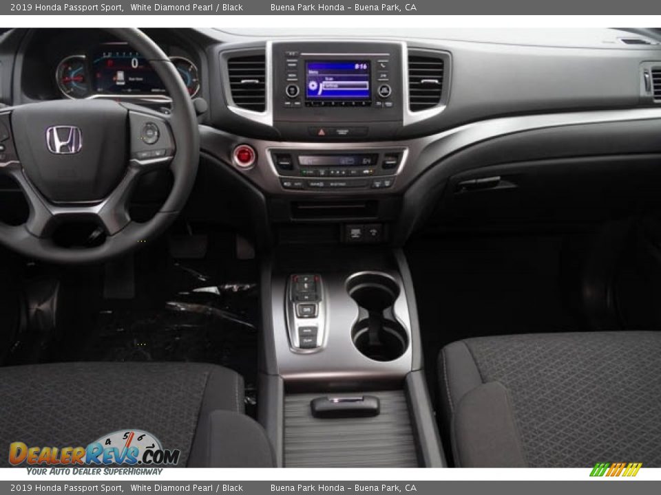 2019 Honda Passport Sport White Diamond Pearl / Black Photo #26