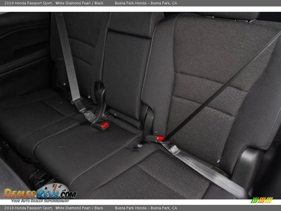 2019 Honda Passport Sport White Diamond Pearl / Black Photo #27